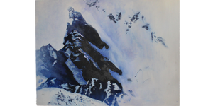 The Mountain Abstract Landscape Painting.AK