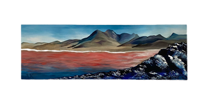 Laguna Colorada Bolivia Abstract Painting.AK