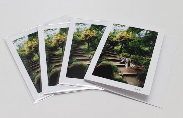 The Path - Going Up - Blank Greetings Cards
