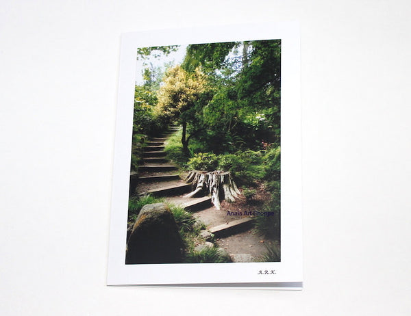 The Path - Going Up - Blank Greetings Cards