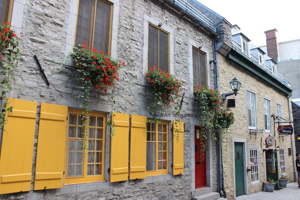 Historic Houses in Old Quebec City, Canada
