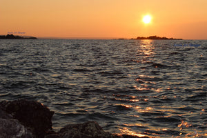 Sunset on Georgina Bay photo, digital photo download, nature lover, cottage country photo